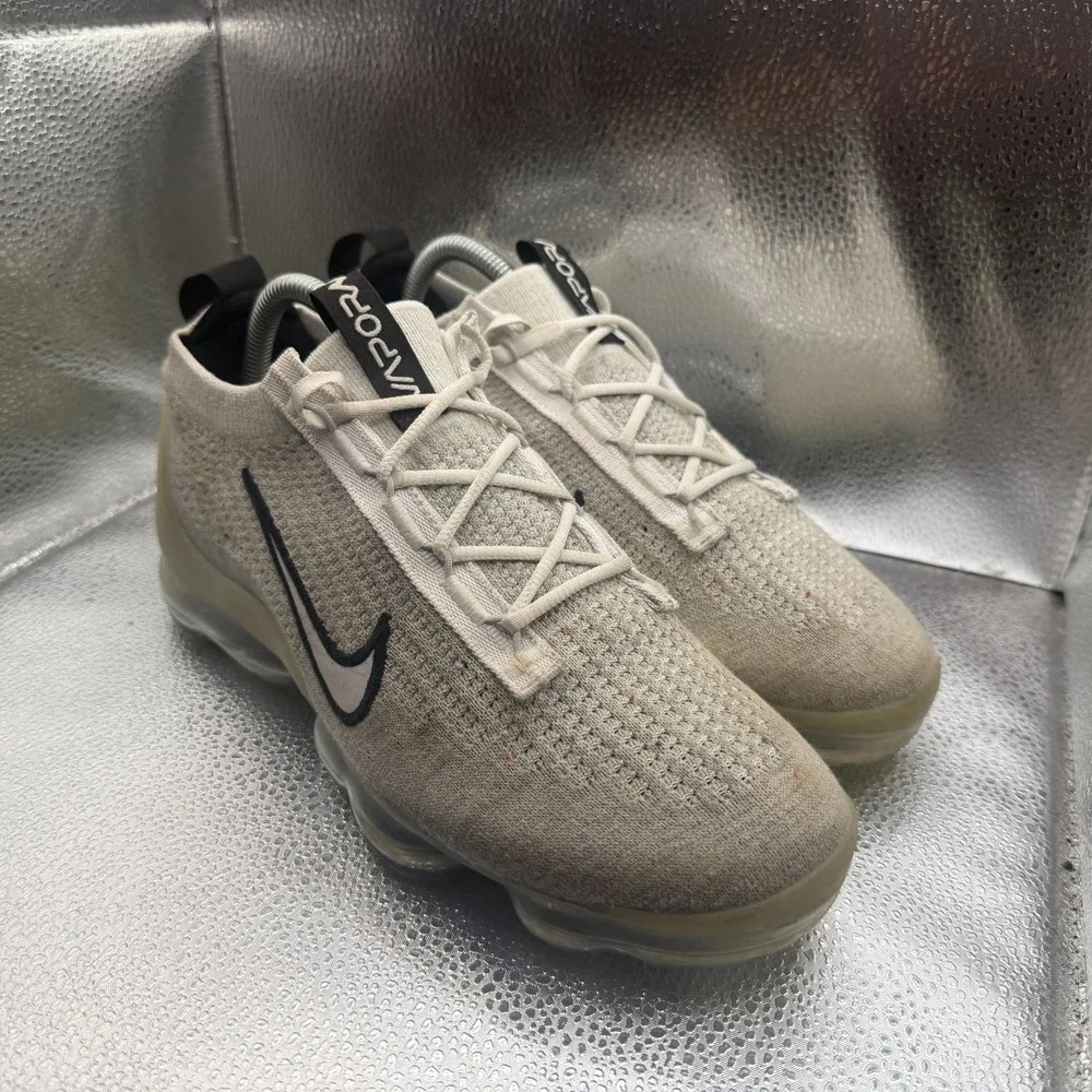 Size 8 Nike Air VaporMax 2021 FK Monochrome White Black Mens Shoes DH4084-100‎